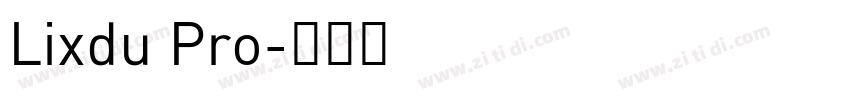 Lixdu Pro字体转换